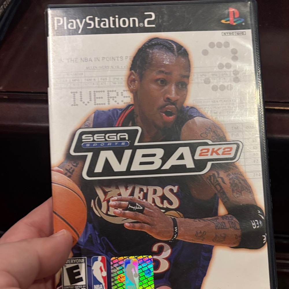 Sony PlayStation 2 NBA 2K2 - Black and White